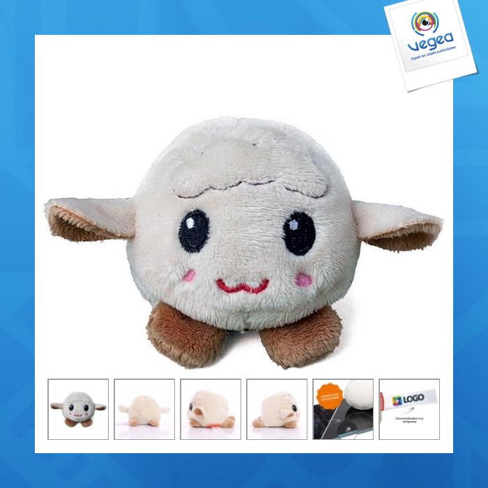 Peluche mouton publicitaire - mbw
