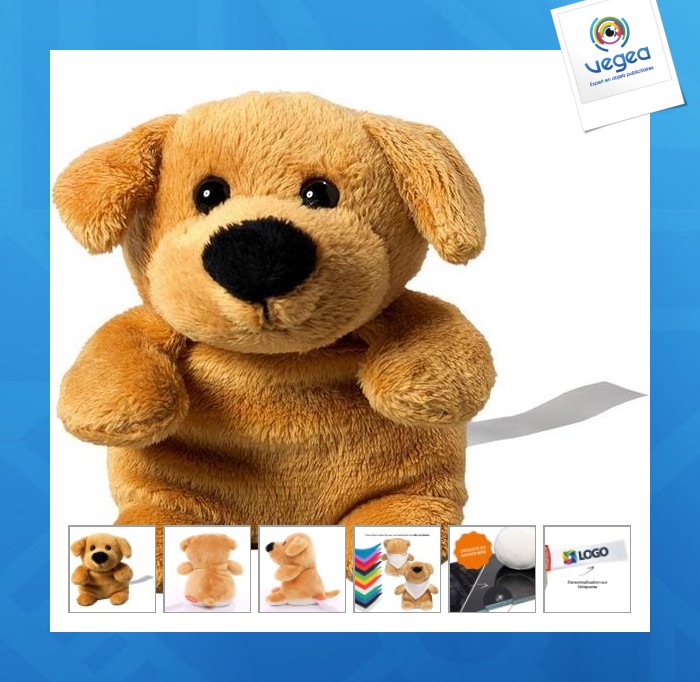 Peluche chien promotionnelle - mbw