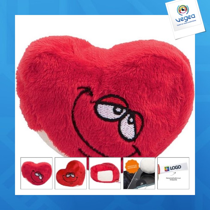 Peluche coeur promotionnel - mbw