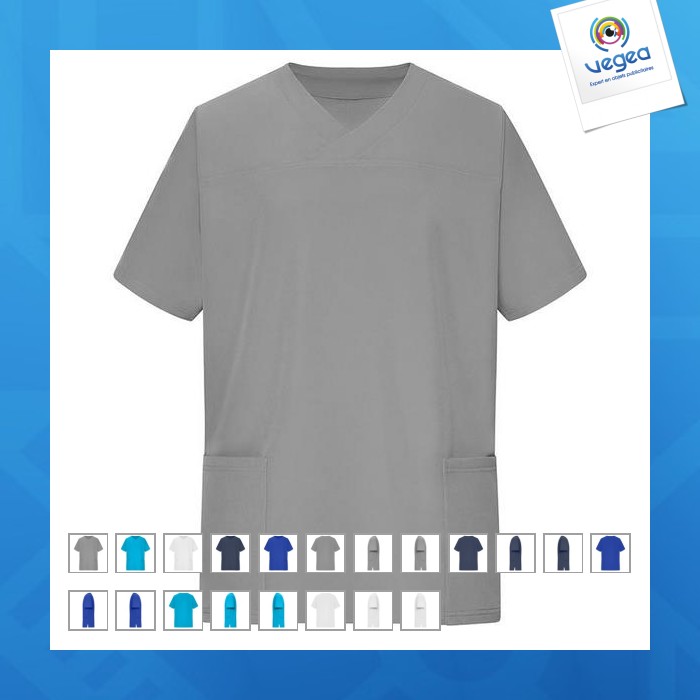 Blouse personnalisée de soignants homme - james nicholson