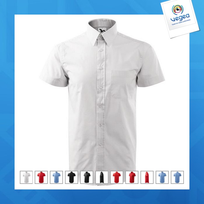 Chemise homme manches courtes - malfini
