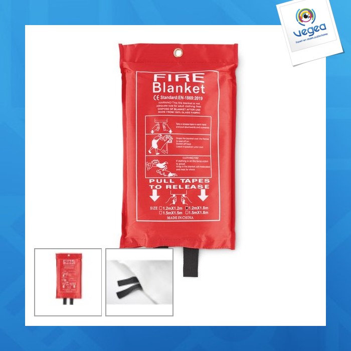 Couverture anti-feu publicitaire 120x180cm