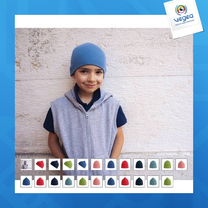 Bonnet en coton organique enfant