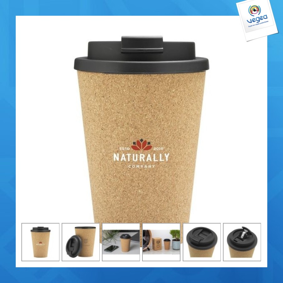 Pla cork cup 350ml mug