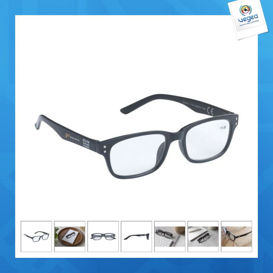 Plastic bank reading glasses lunettes personnalisables de lecture