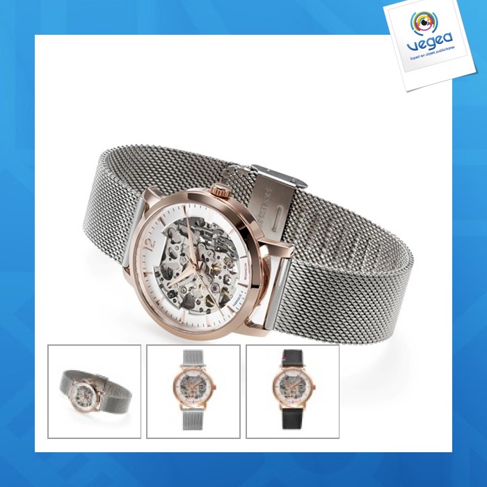 Montre femme personnalisable mouillere