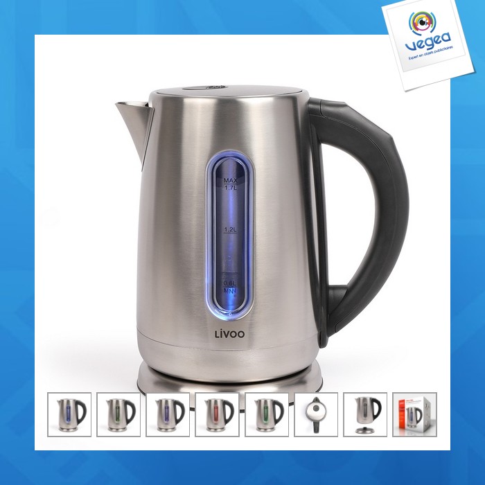Bouilloire personnalisable à température variable 1.7l