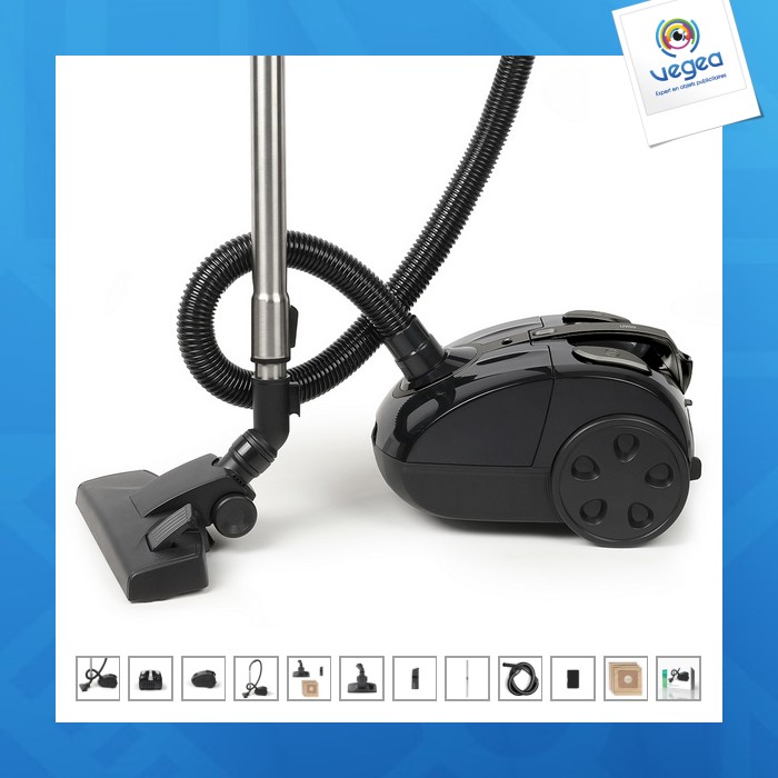 Aspirateur avec sac personnalisé