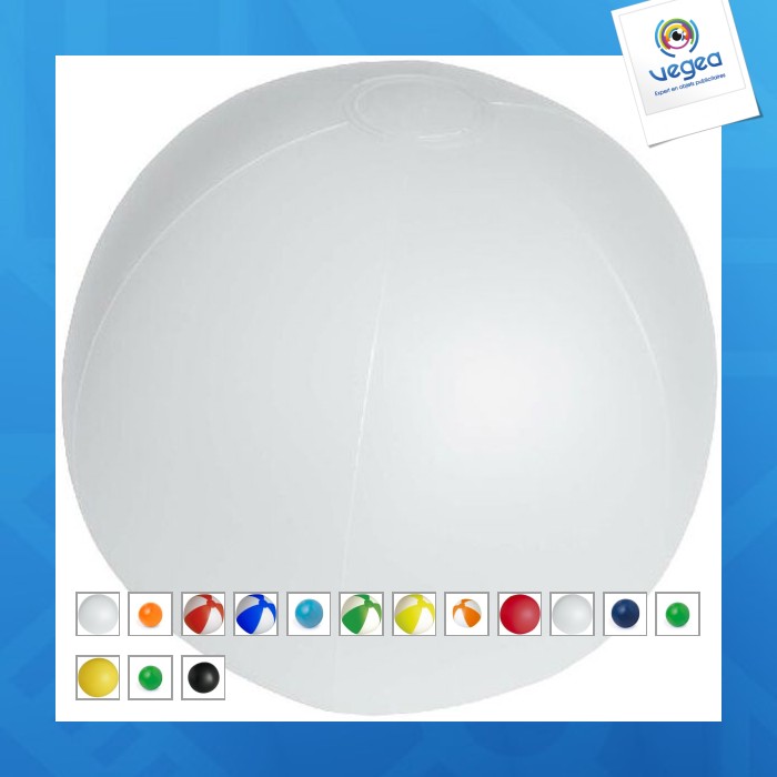 Ballon plage avec logo