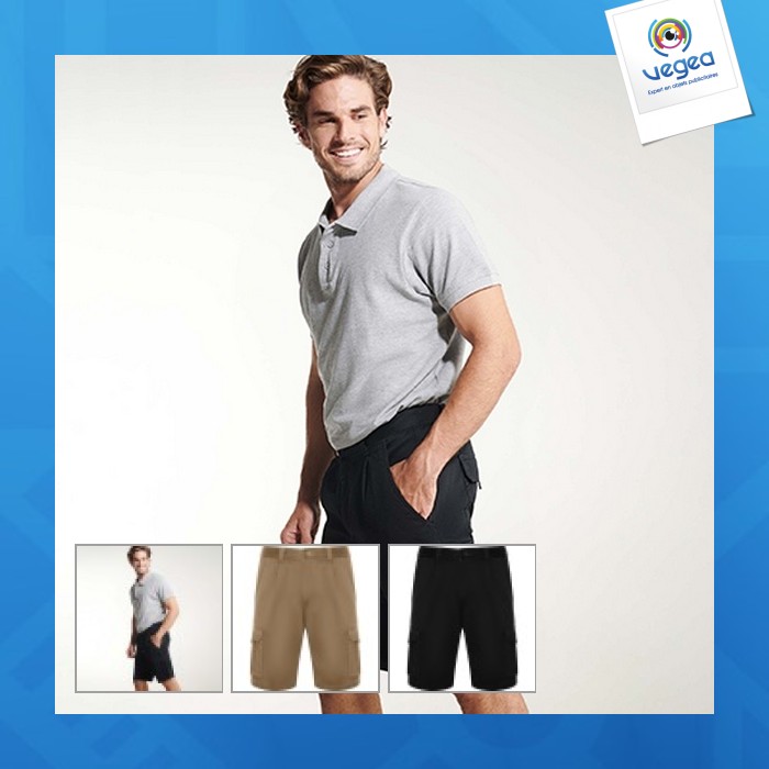 Short personnalisable avec poches vitara