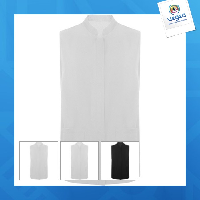 Blouse personnalisée femme sans manches - aldany
