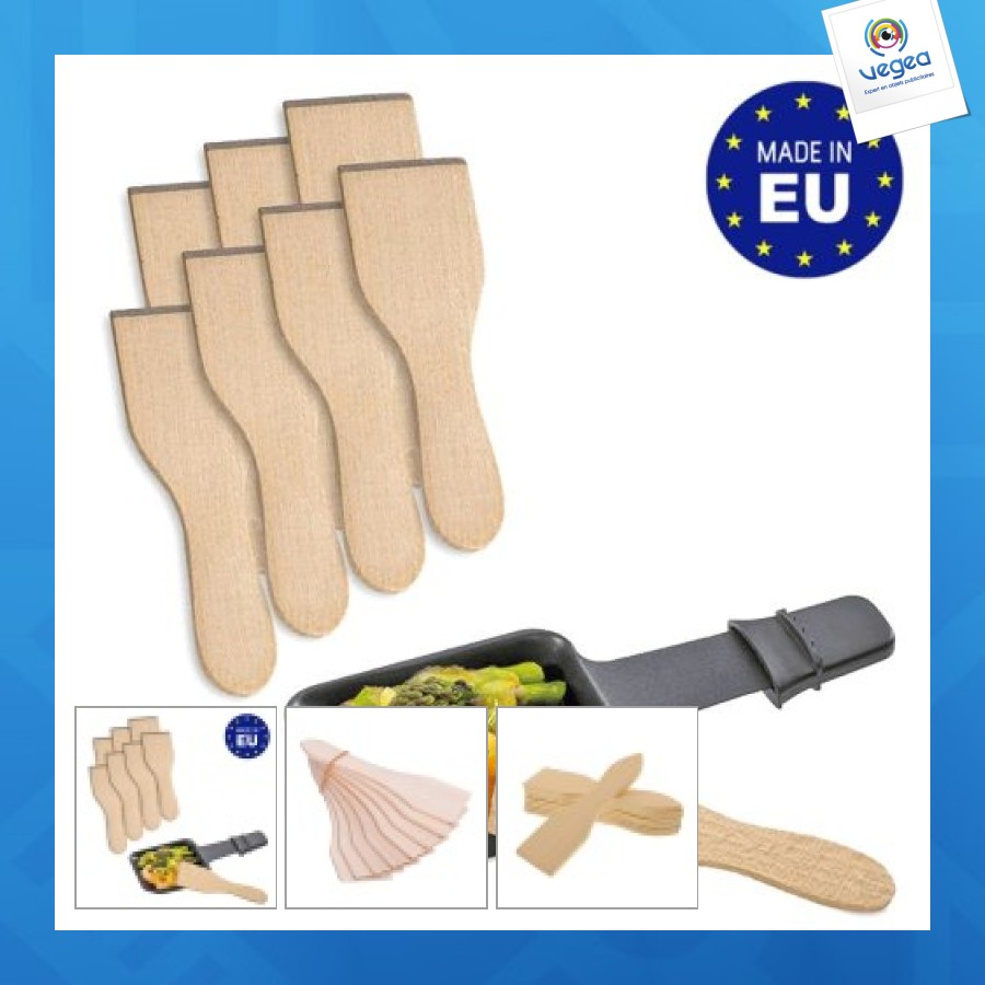 Spatule à raclette avec logo