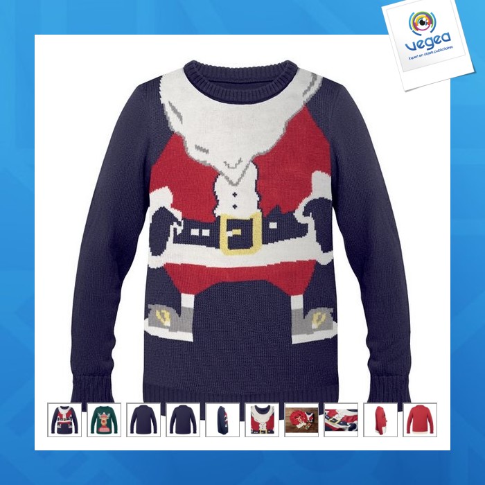 Pull personnalisable de noël l/xl