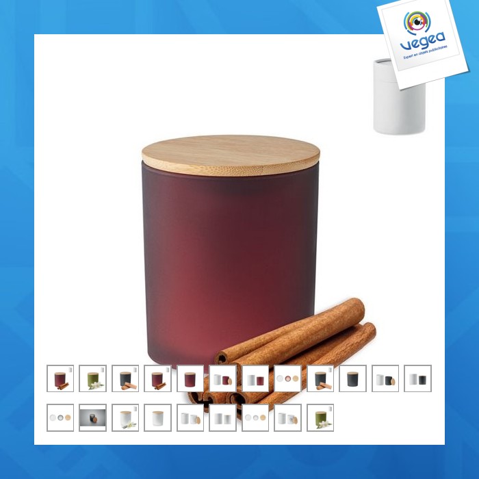 Bougie en cire végétale personnalisable 120 gr
