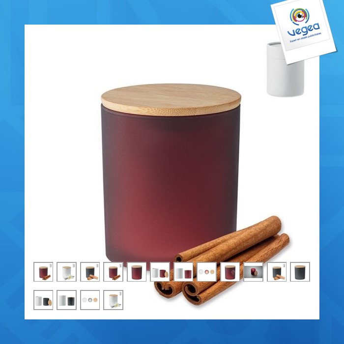 Bougie en cire végétale personnalisable 280 gr