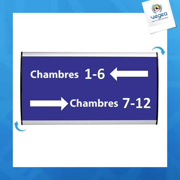 Plaque signa budget alu-sign 148 x 210 mm