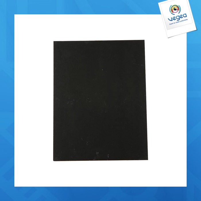 Plaque ardoise publicitaire noire r°v° a3 h420xl297mm