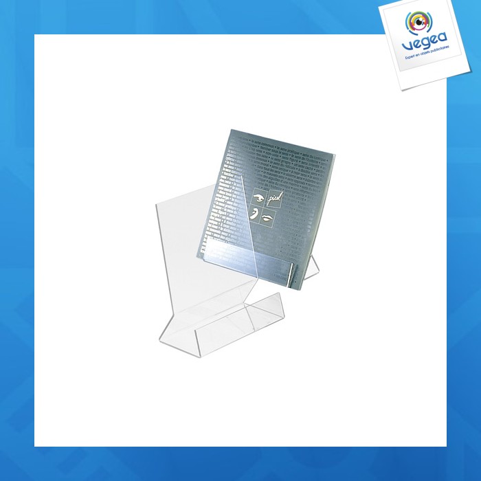 Presentoir ouvert plexi largeur 22 cm