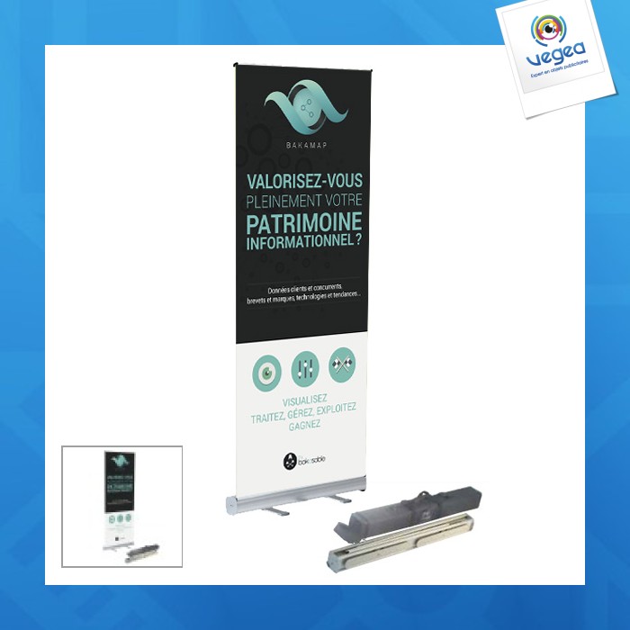 Roll-stand budget + sac 85x200cm simple face