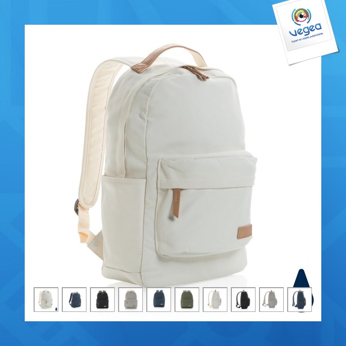 Sac à dos personnalisable en toile recyclé