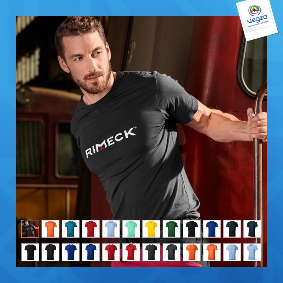 T-shirt publicitaire workwear rimeck homme - malfini