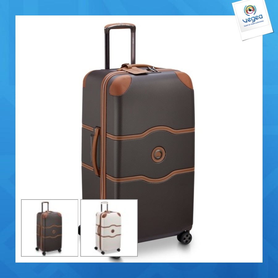 Valise trolley publicitaire trunk 80 cm - chatelet air 2.0
