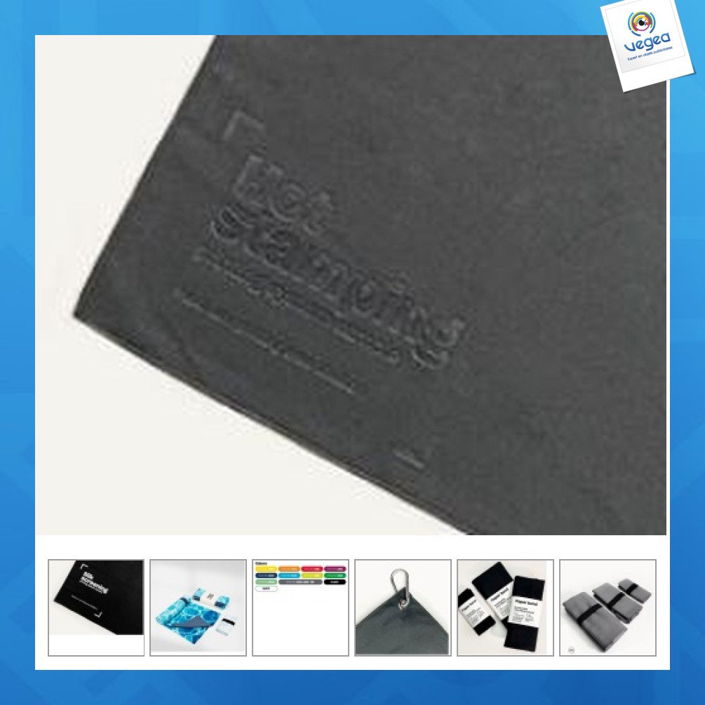 Serviette microfibre promotionnelle 75x126cm