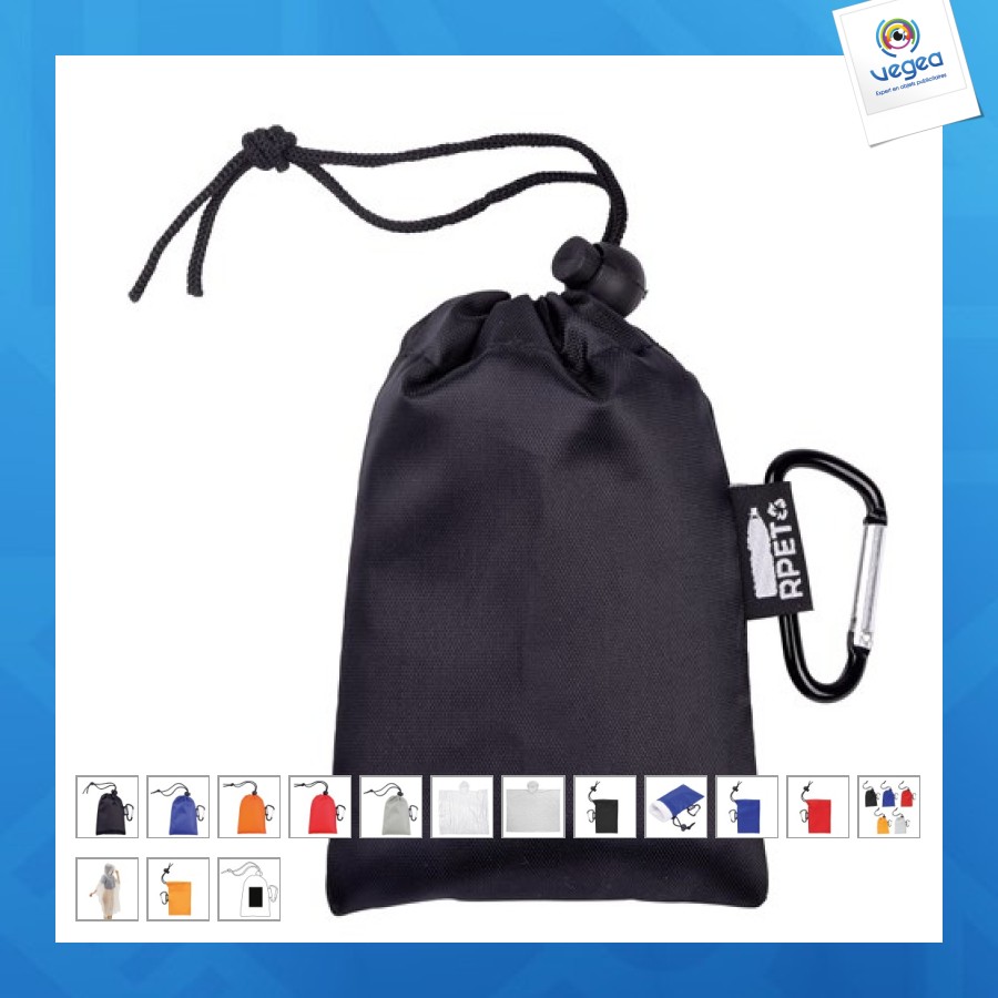 Poncho personnalisé de pluie eco safe