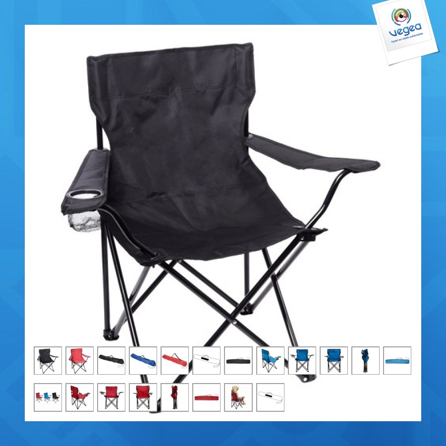 Chaise de plage personnalisée et de camping sunny day