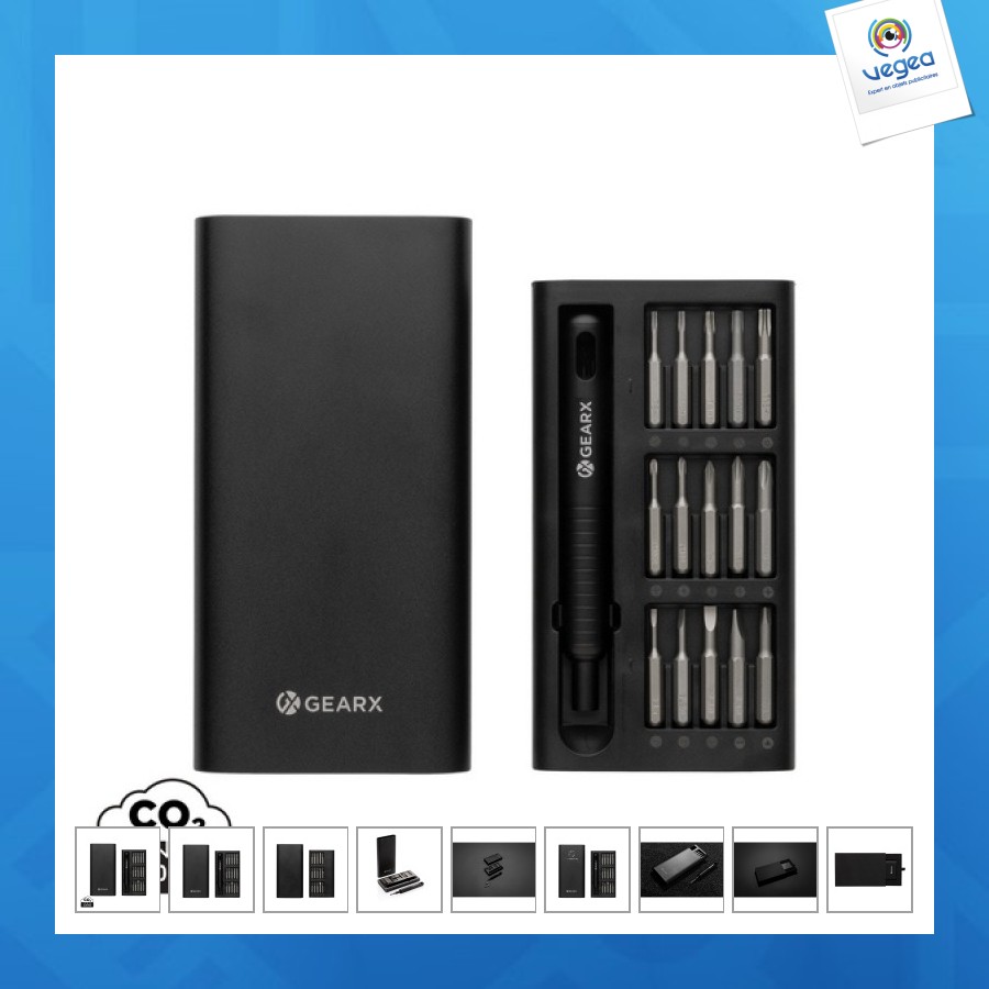 Set de tournevis personnalisable 31 pièces gear x