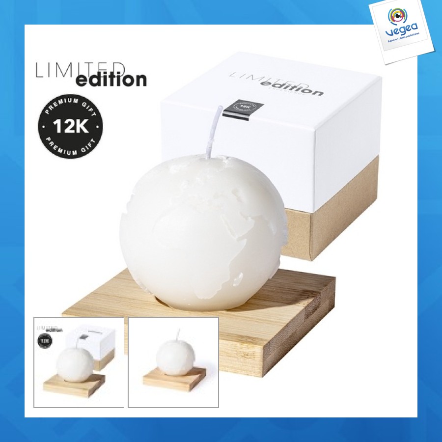 Bougie aromatique personnalisable édition limitée