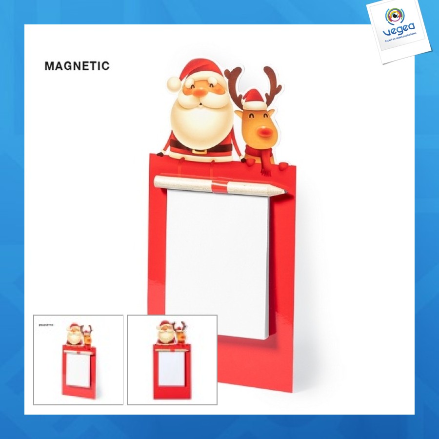 Magnet bloc note de noël