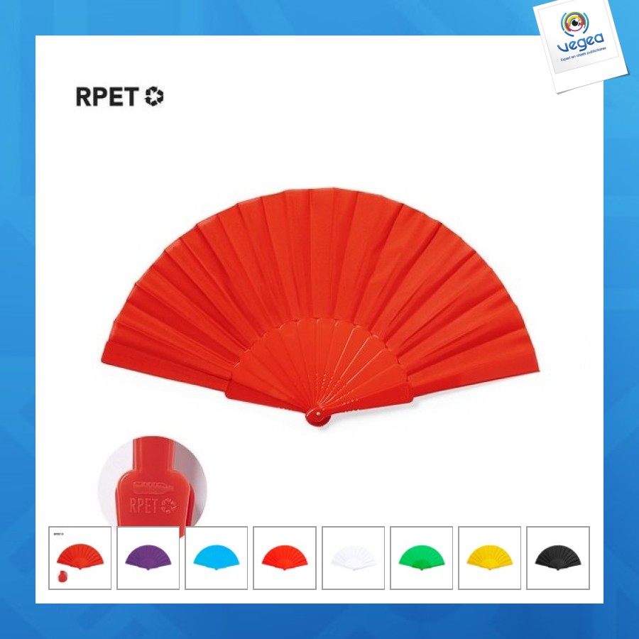 éventail en rpet personnalisable