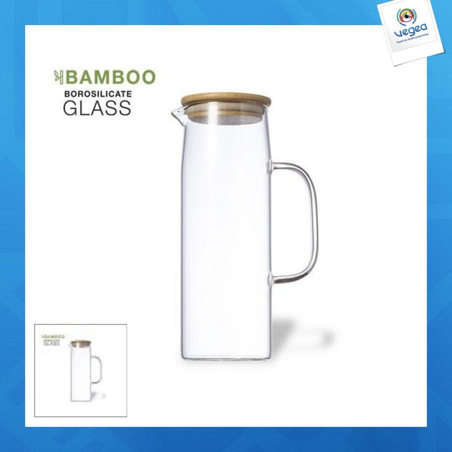 Carafe publicitaire avec couvercle