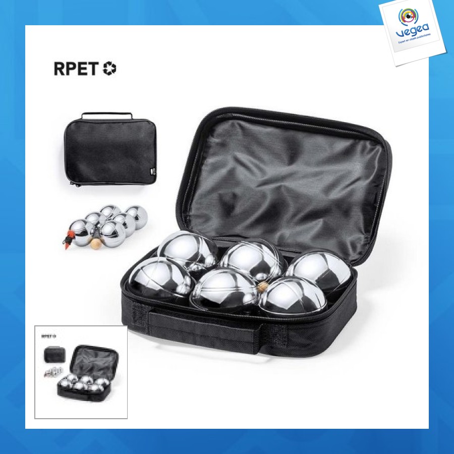 Jeu pétanque avec logo