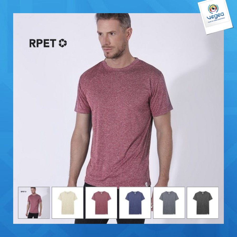 T-shirt publicitaire technique recyclé