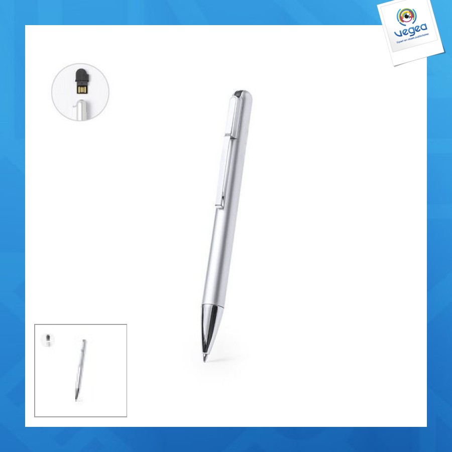 Stylo usb publicitaire rond 16 gb