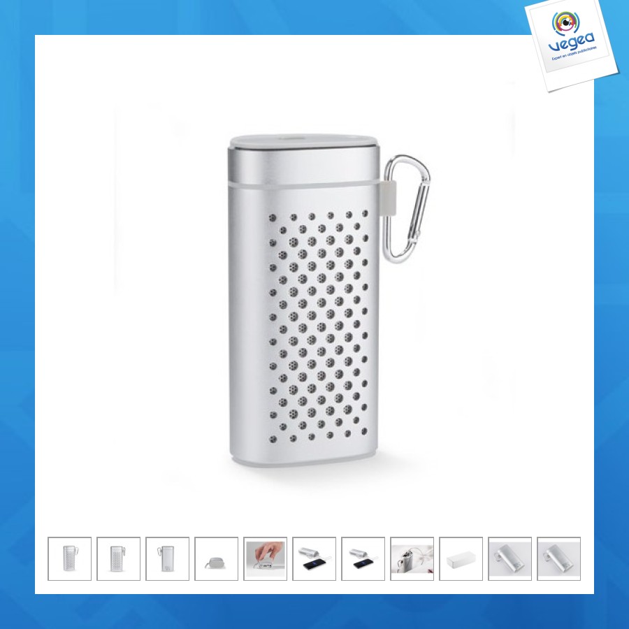 Enceinte sans fil avec powerbank publicitaire sound 4000mah