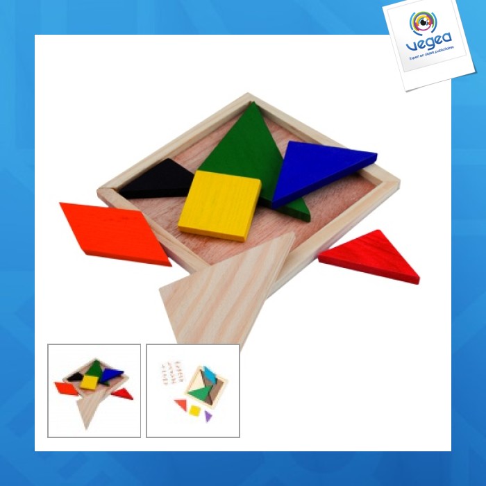 Puzzle tangram publicitaire