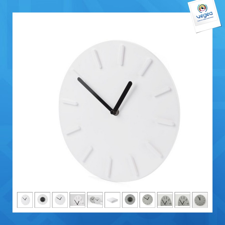 Horloge avec logo murale