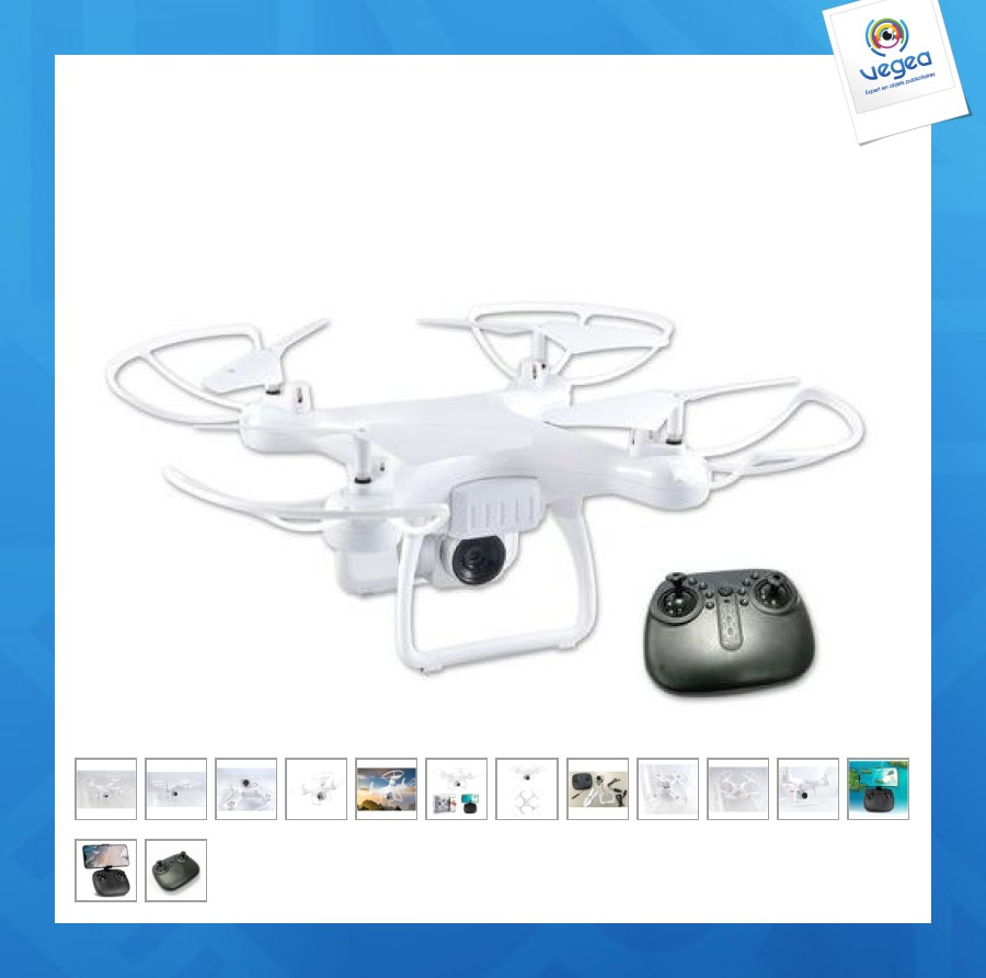 Drone hd publicitaire wi-fi