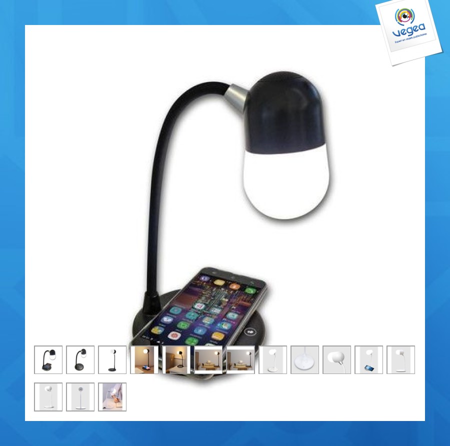 Lampe induction haut parleur