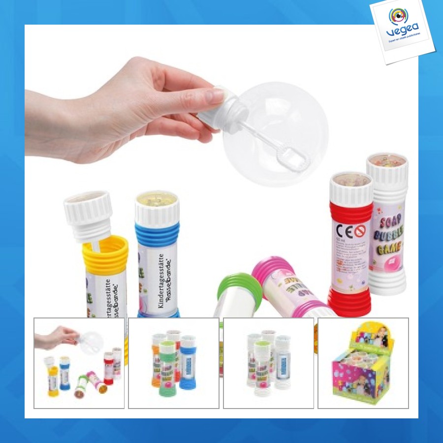 Jeu de bulles de savon personnalisable 50ml