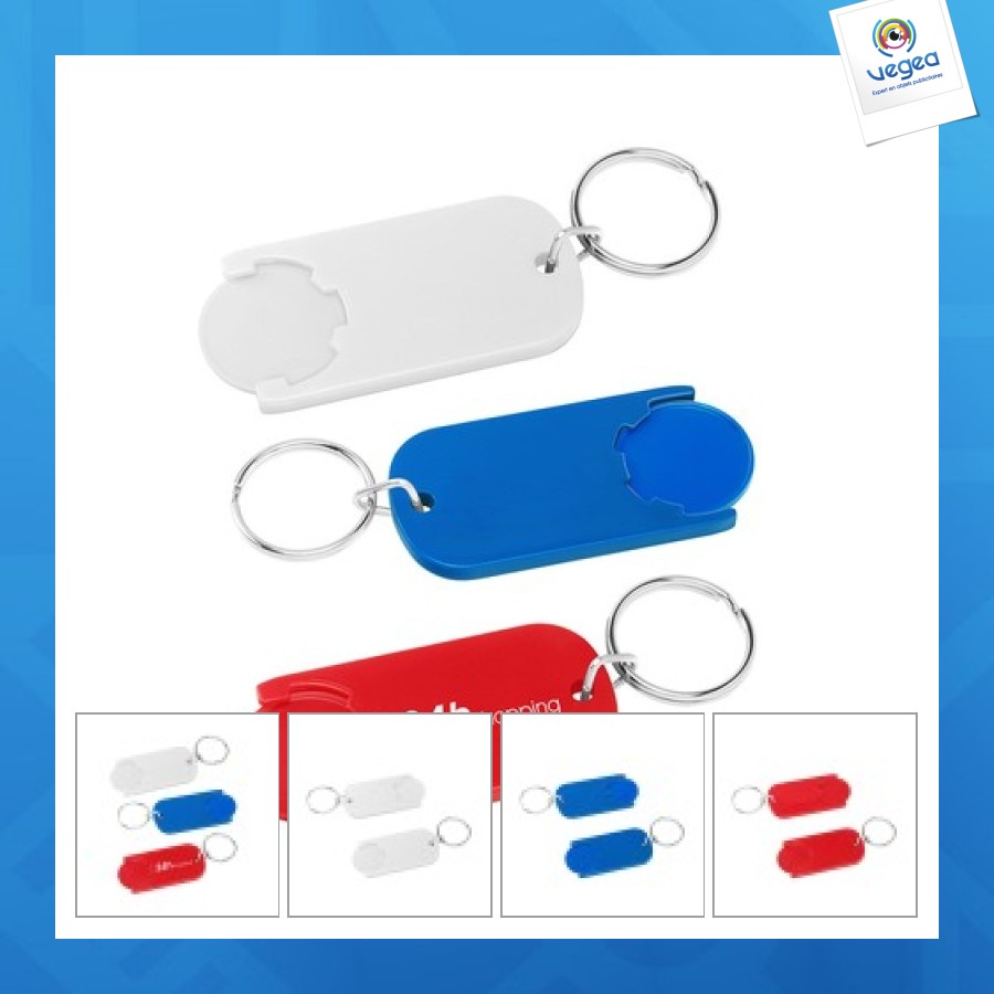 Impression express porte-jeton promotionnel 1€ alpha