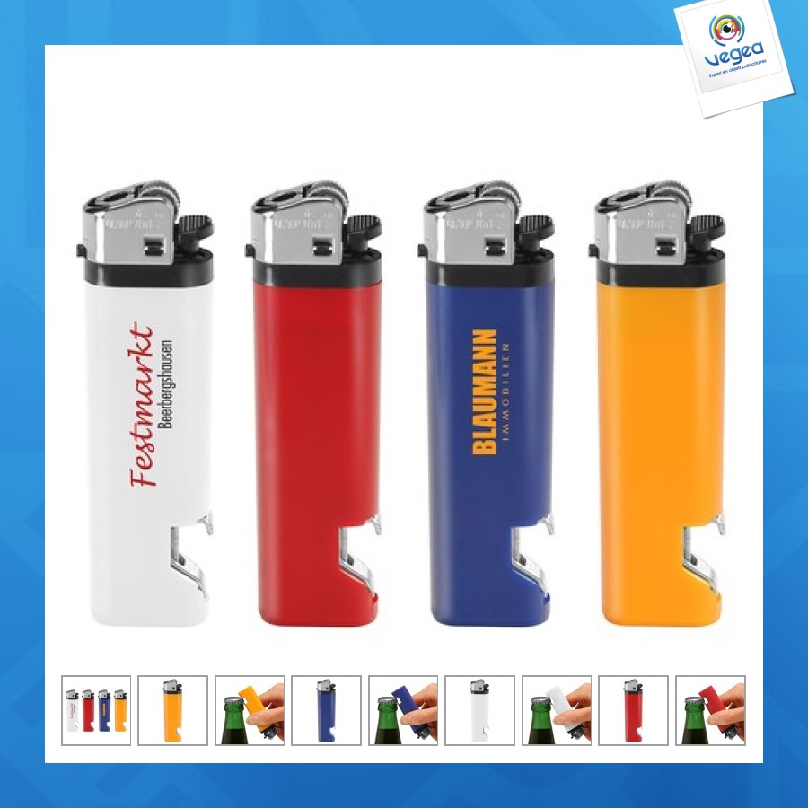Briquet personnalisable jetable theta