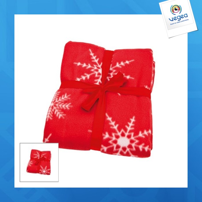 Couverture polaire noël