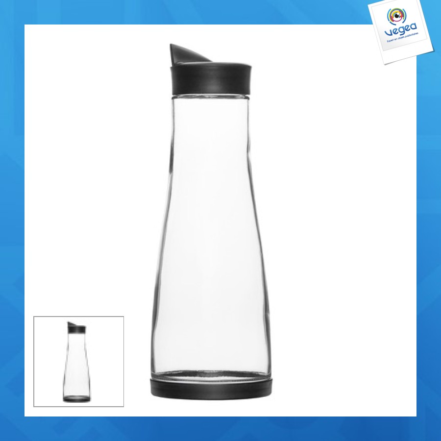 Carafe promotionnelle en verre fresh 1,0 l