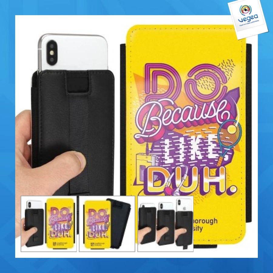 Grand étui promotionnel en polychrome pour téléphone