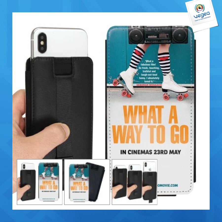 étui publicitaire standard en polychrome pour téléphone