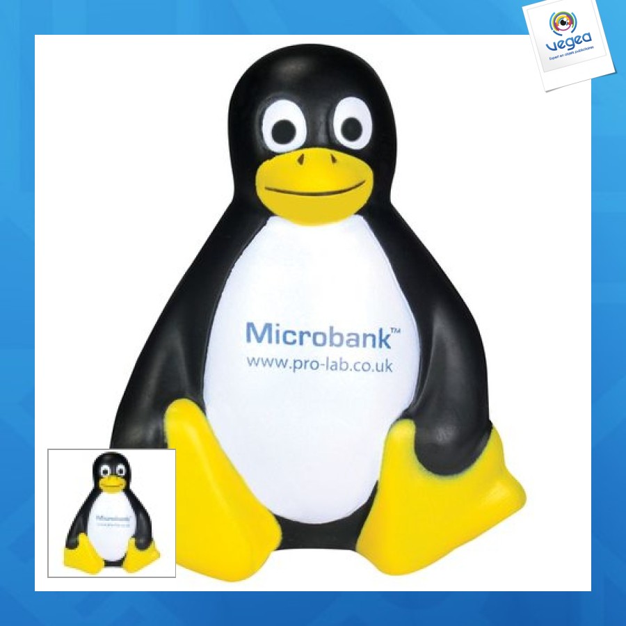 Pingouin assis anti-stress